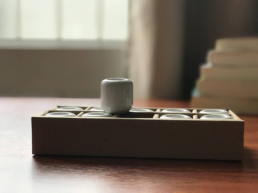 Amazon.com: JOMOGU 10 Pcs Ceramic Chime Candle Holder 0.7